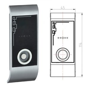 Khóa tủ locker dùng thẻ không tiếp xúc