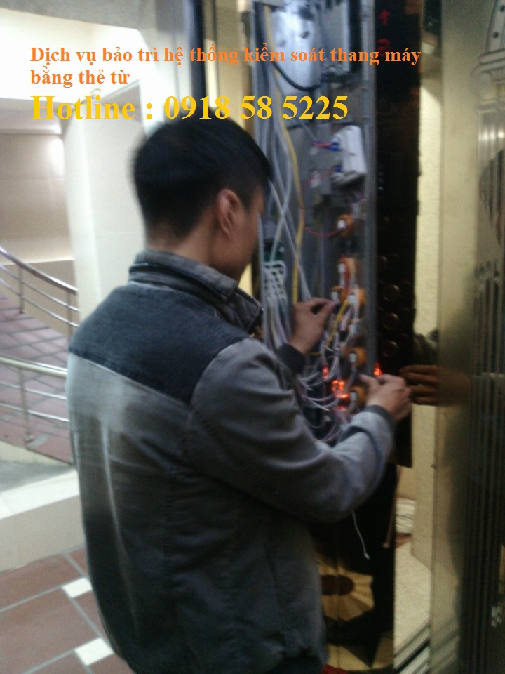 Dịch vụ bảo trì hệ thống kiểm soát thang máy bằng thẻ từ