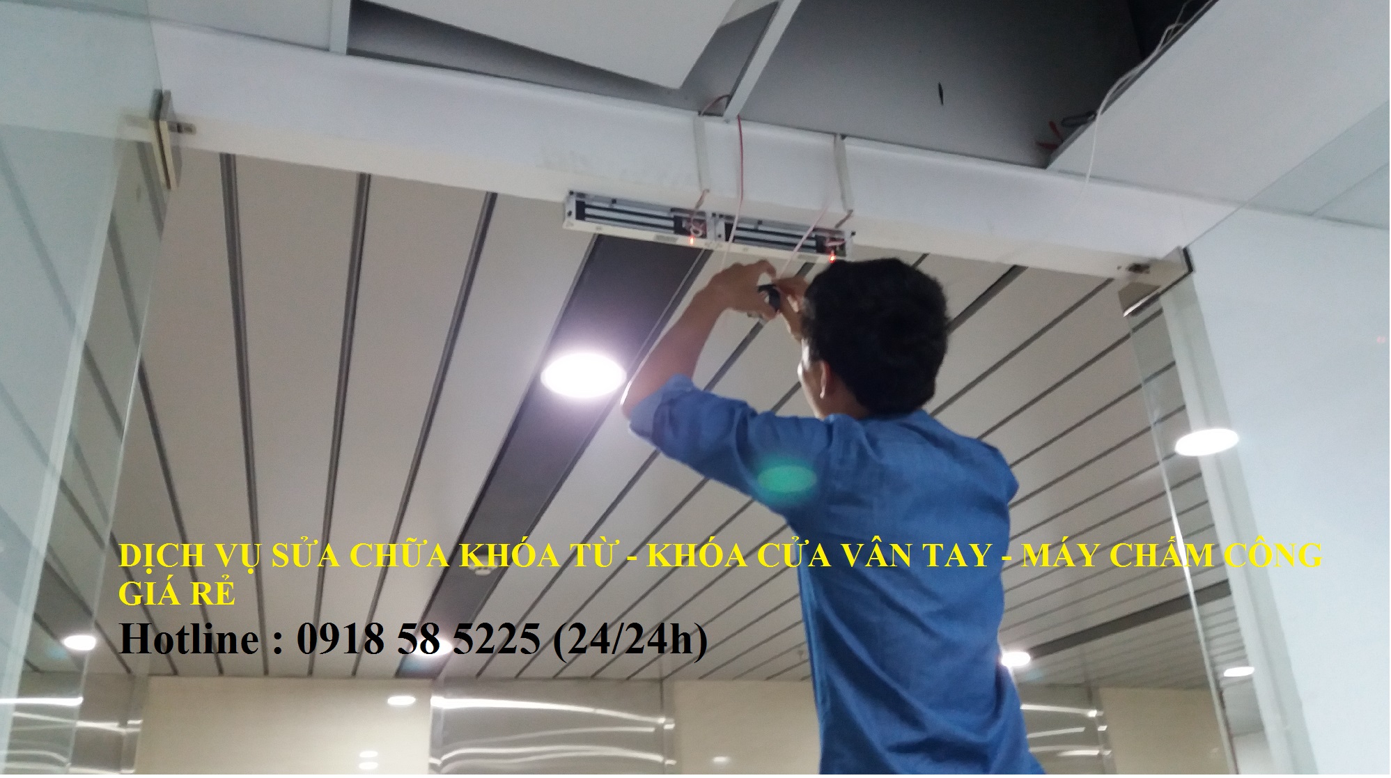 Dịch vụ sửa chữa khóa từ cửa ra vào vân tay, thẻ từ