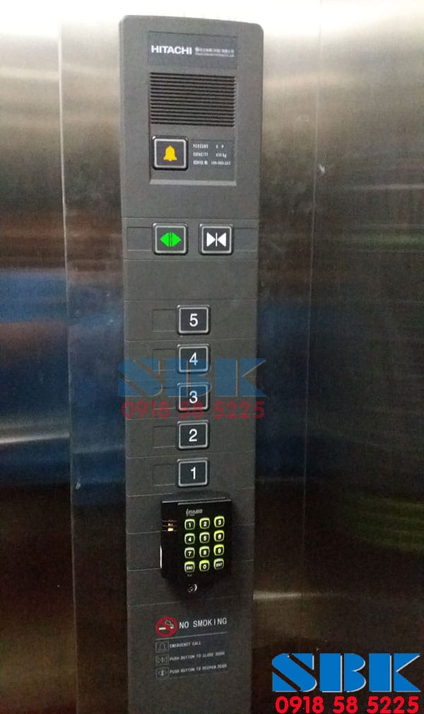 kiểm soát thang máy bằng thẻ từ của hãng Idteck Hàn quốc