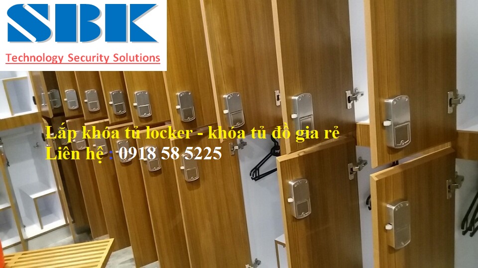 hệ thống khóa tủ locker, khóa tủ đồ cho Spa , bể bơi 