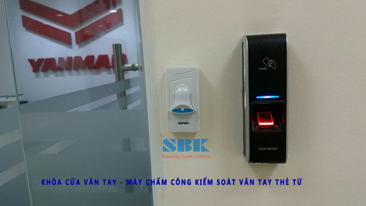 Hệ thống kiểm soát cửa ra vào bằng vân tay thẻ từ giá tốt