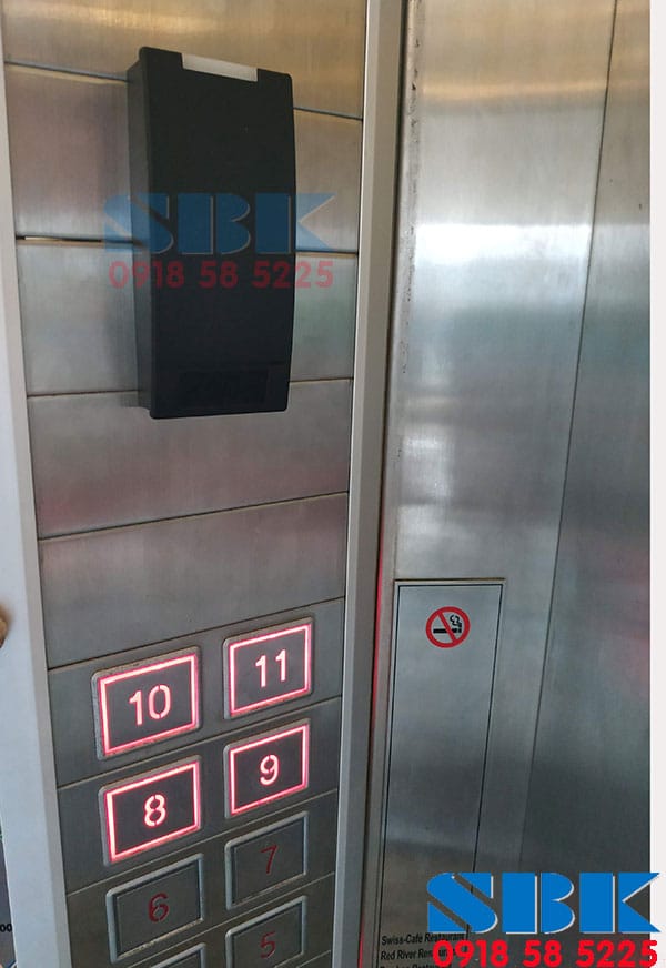 Lắp đặt thẻ từ thang máy chống sao chép coppy cho chung cư, tòa nhà