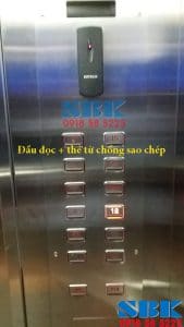 Đầu đọc + thẻ từ chống sao chép