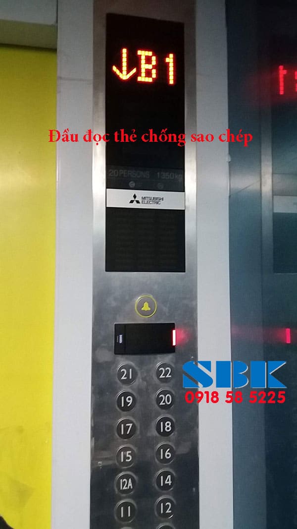 Giải pháp lắp đặt thẻ từ thang máy chống sao chép, coppy hiệu quả 
