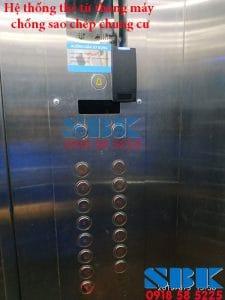 Hệ thống thẻ từ thang máy chống sao chép chung cư