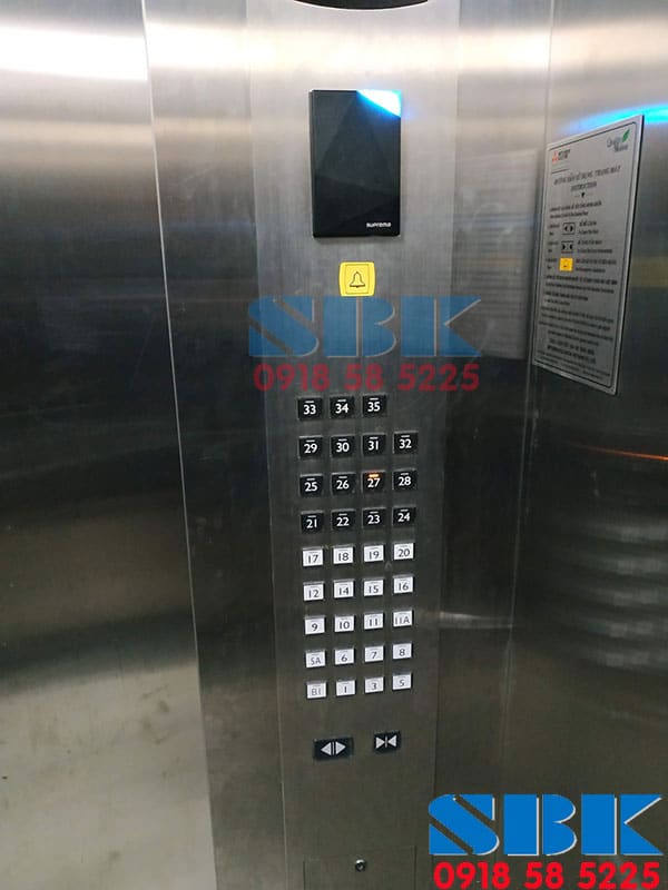 kiểm soát thang máy bằng thẻ từ chung cư