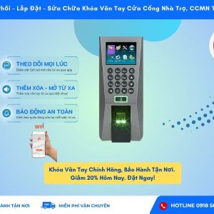 Lắp đặt sửa chữa khóa vân tay nhà trọ Ronald Jack F18