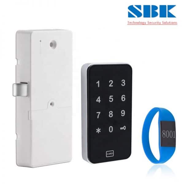 Khóa từ tủ đổ locker mã số LK-EM1101-Viền bạc