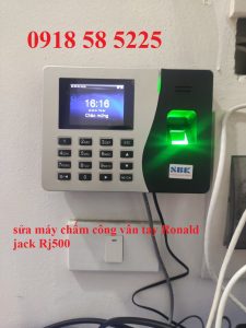 sửa máy chấm công vân tay Ronald jack Rj500