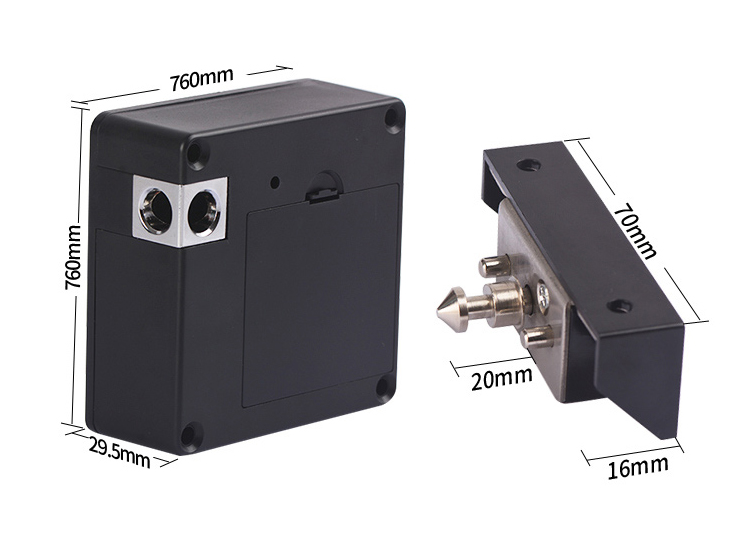 kích thước Khóa tủ locker thẻ từ Lk-2108 