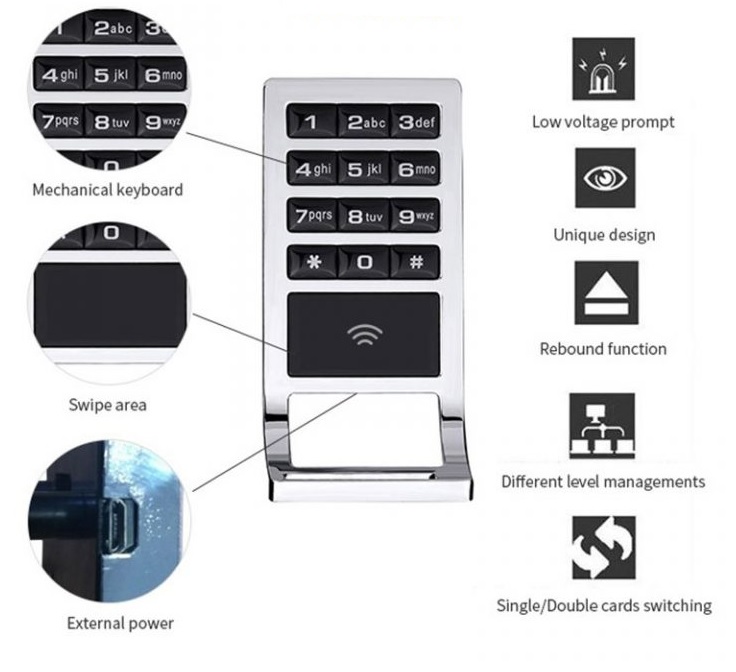 khóa tủ locker mã số DH-113