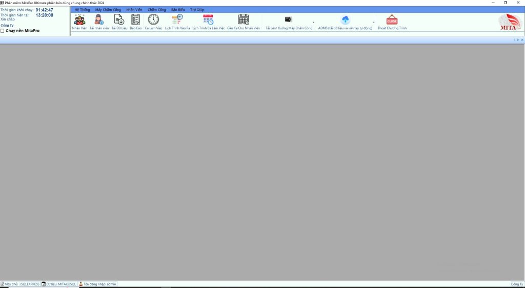 Cài đặt cấp key lincene phần mềm chấm công vân tay khuôn mặt Mitapro