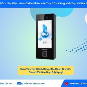 Máy Chấm Công Khuôn Mặt Hikvision DS-K1T344MFX-E1