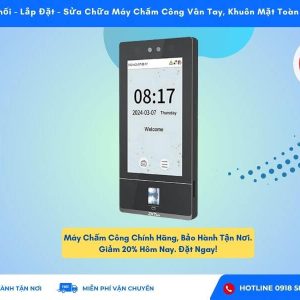 Máy Chấm Công Kiểm Soát Ra Vào Khuôn Mặt Zkteco 7A