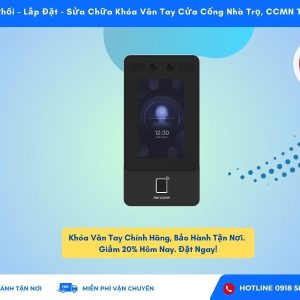 Máy Chấm Công HIKVISION DS-K1T342MFWX: Nhận Diện Khuôn Mặt, Vân Tay