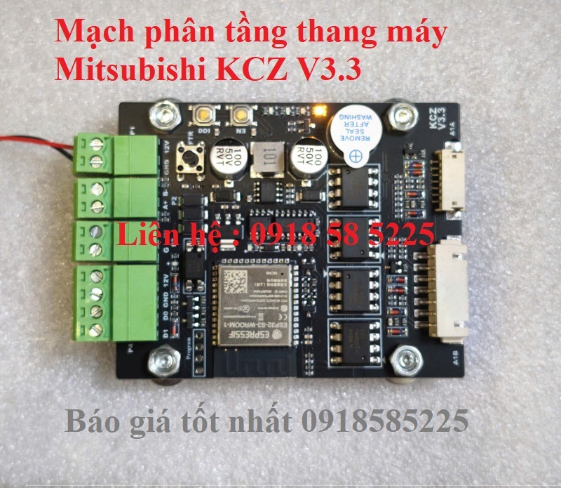 Mạch bo phân tầng thang máy Mitsubishi KCZ V3